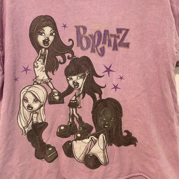 Bratz Graphic Tee | Purple Y2K Baby Tee | Size XS - Picture 3 of 7